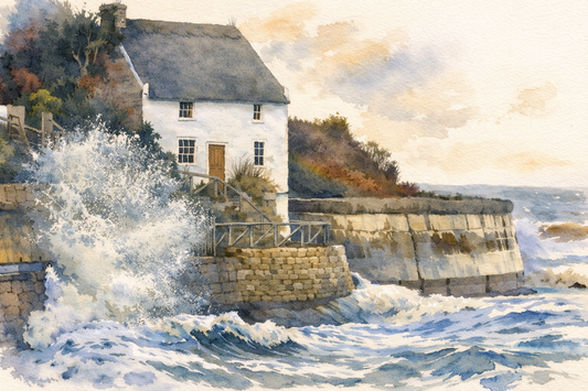 Lady Palmer's Thatched Cottage-Runswick Bay-North Yorkshire