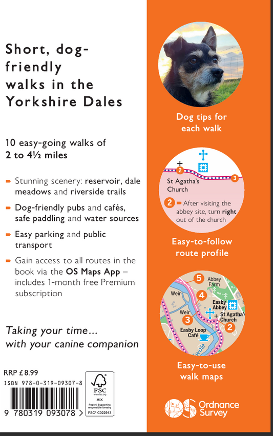 OS Short Walks Made Easy DOG FRIENDLY WALKS - YORKSHIRE DALES