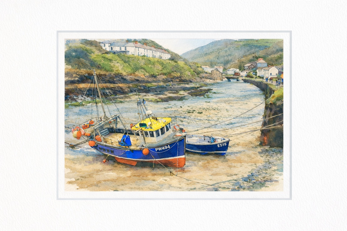 The Waiting Tide - Boscastle