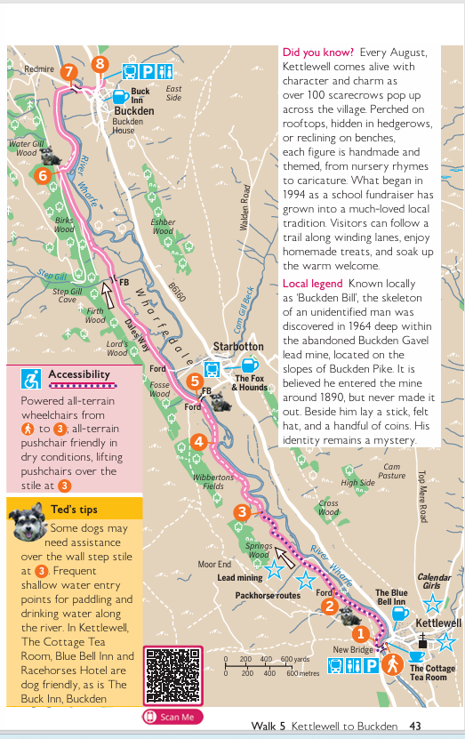 OS Short Walks Made Easy DOG FRIENDLY WALKS - YORKSHIRE DALES